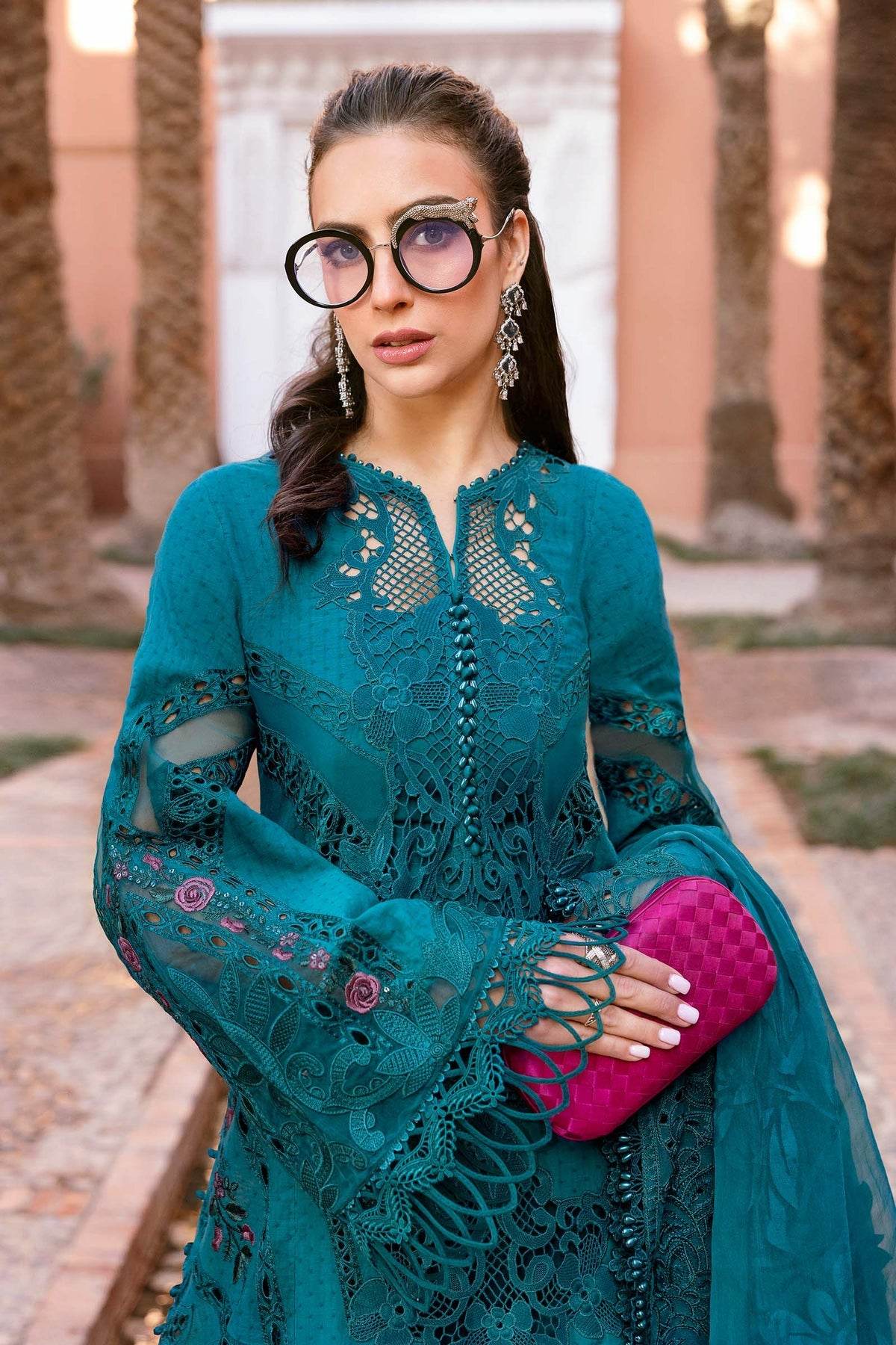 Maria B. Lawn Vol-25 Embroidered Unstitched 3pcs - Jotey