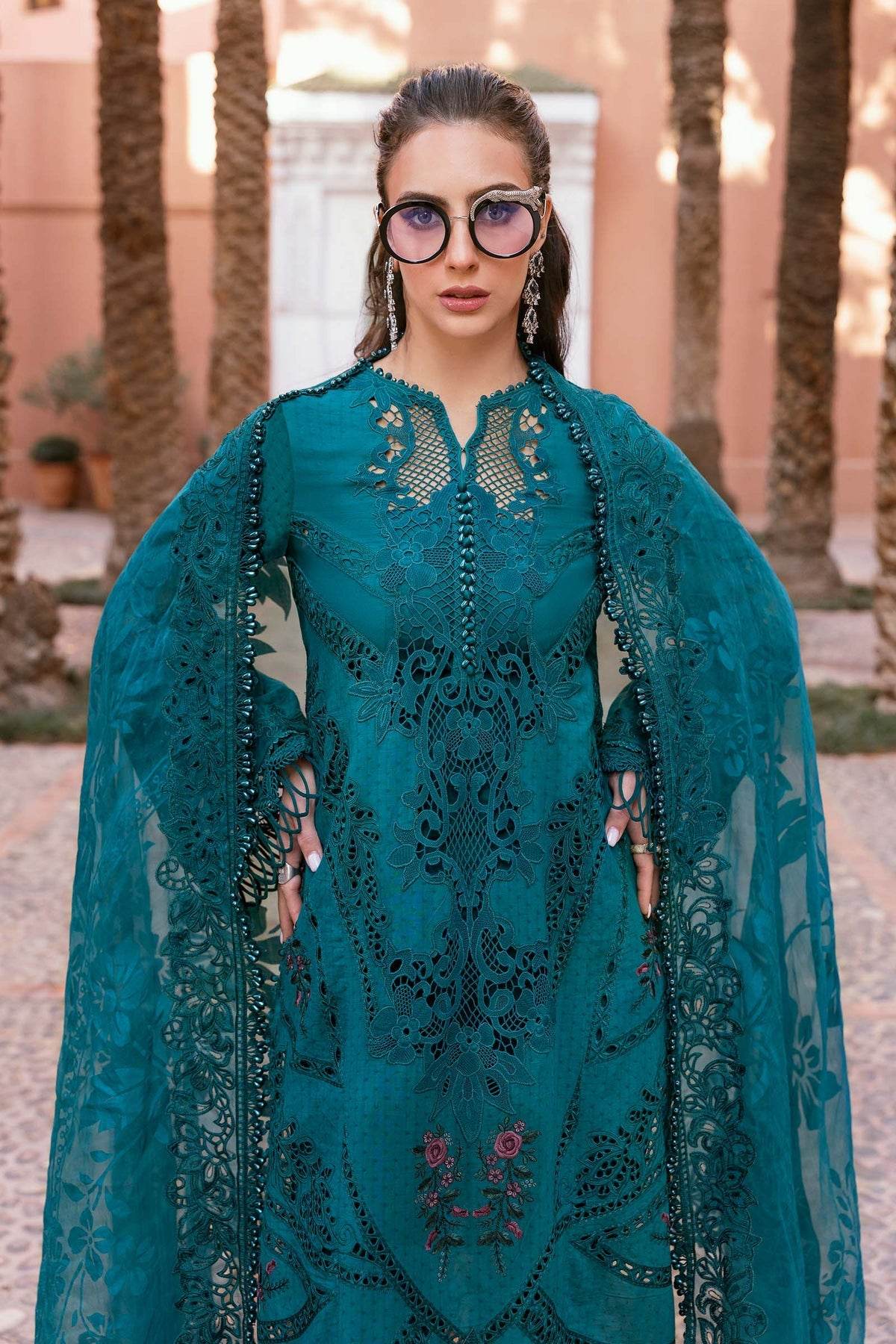 Maria B. Lawn Vol-25 Embroidered Unstitched 3pcs - Jotey