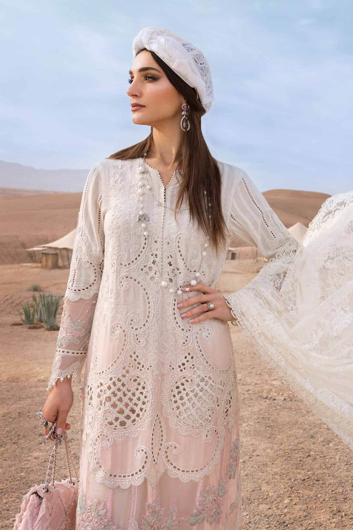 Maria B. Lawn Vol-25 Embroidered Unstitched 3pcs - Jotey