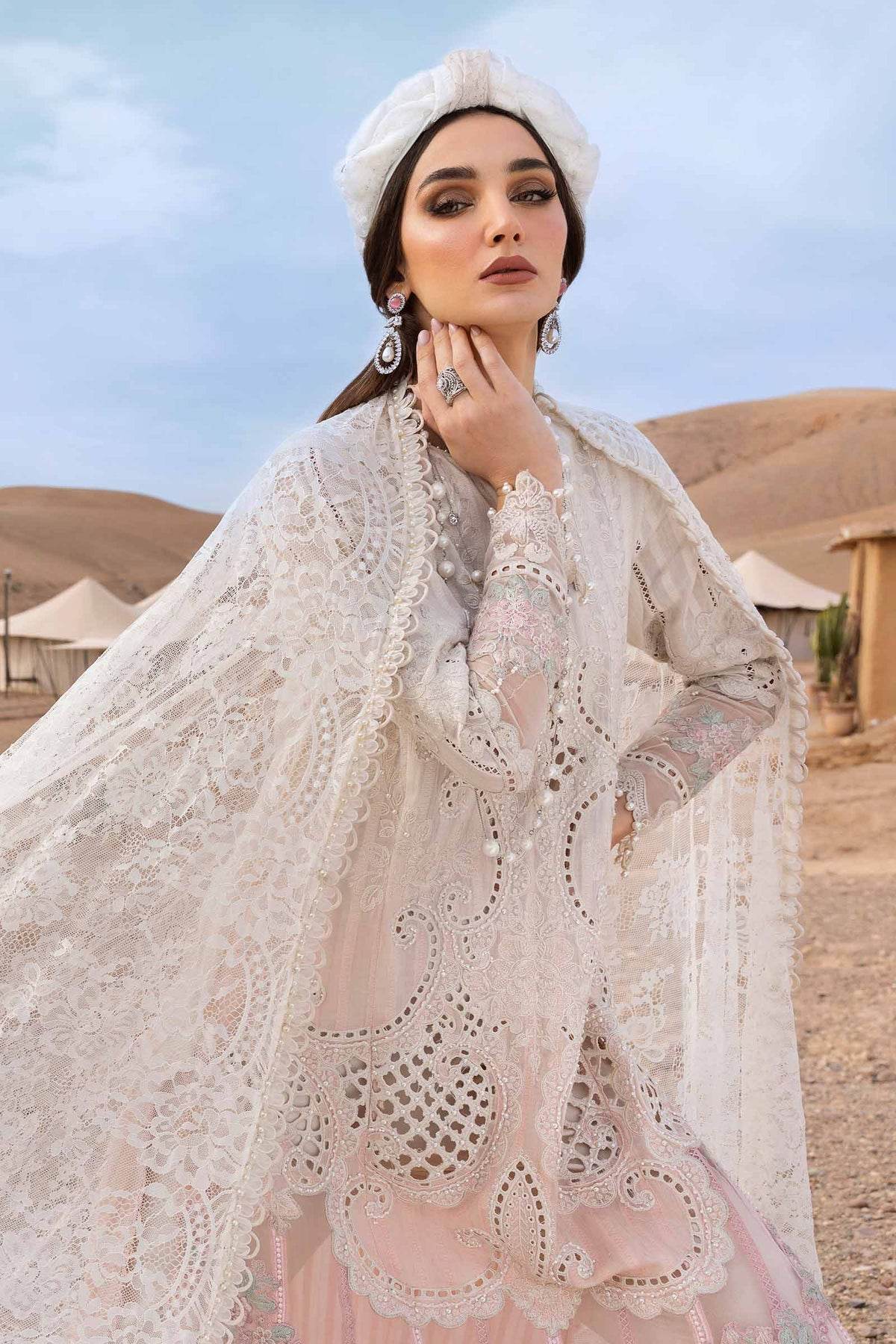 Maria B. Lawn Vol-25 Embroidered Unstitched 3pcs - Jotey