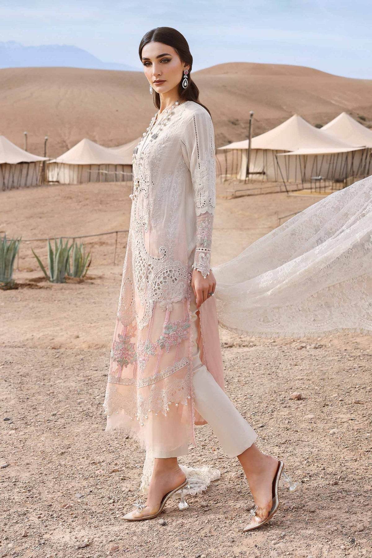 Maria B. Lawn Vol-25 Embroidered Unstitched 3pcs - Jotey