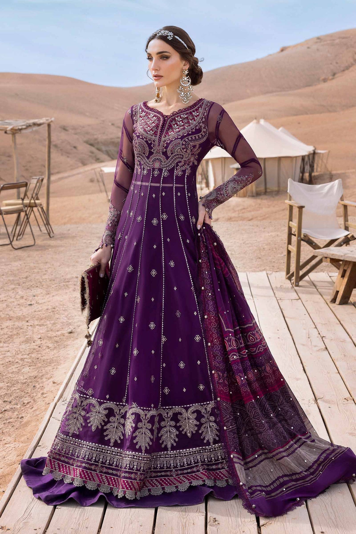 Maria B. Lawn Vol-25 Embroidered Unstitched 3pcs