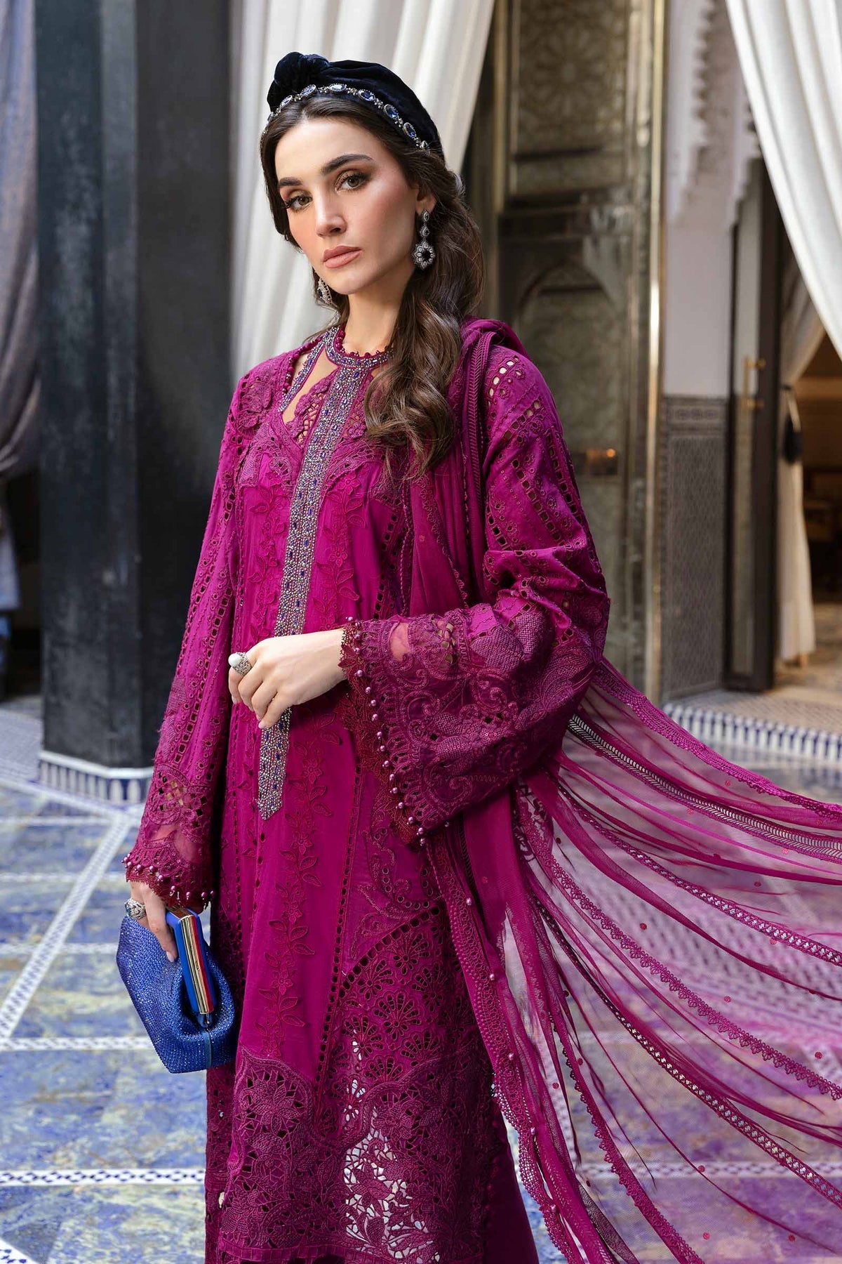 Maria B. Lawn Vol-25 Embroidered Unstitched 3pcs