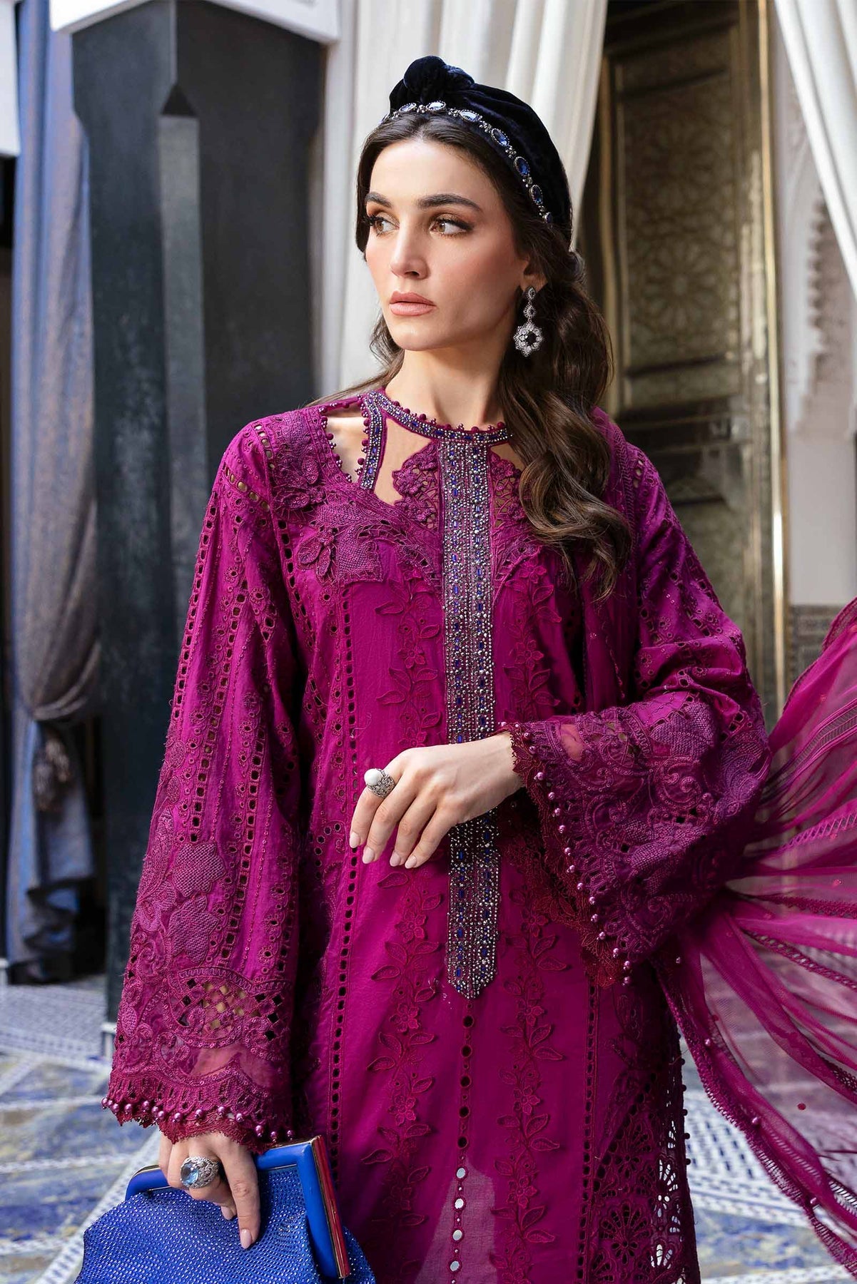 Maria B. Lawn Vol-25 Embroidered Unstitched 3pcs