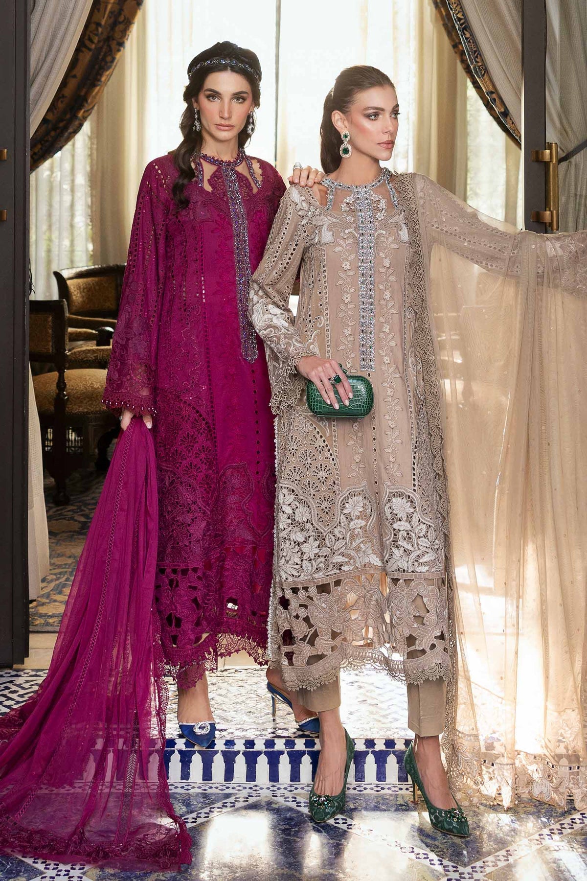 Maria B. Lawn Vol-25 Embroidered Unstitched 3pcs