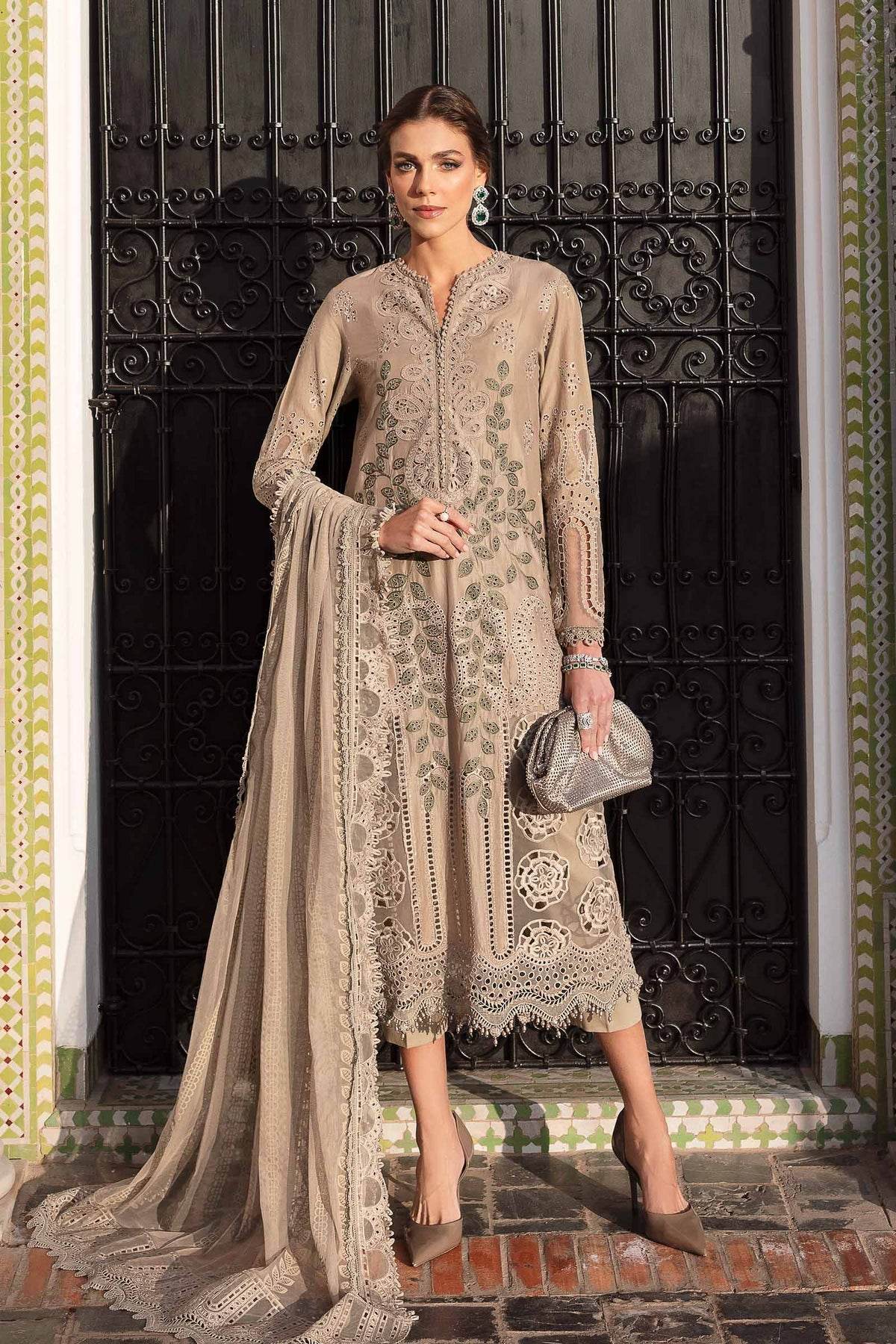 Maria B. Lawn Vol-25 Embroidered Unstitched 3pcs - Jotey