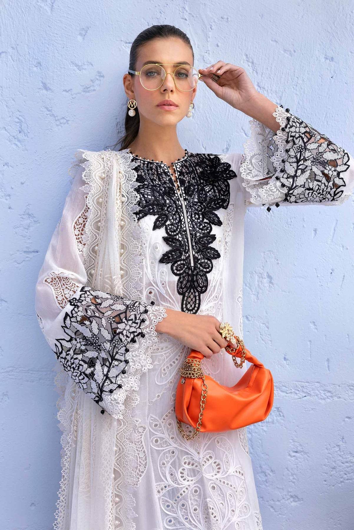 Maria B. Lawn Vol-25 Embroidered Unstitched 3pcs - Jotey