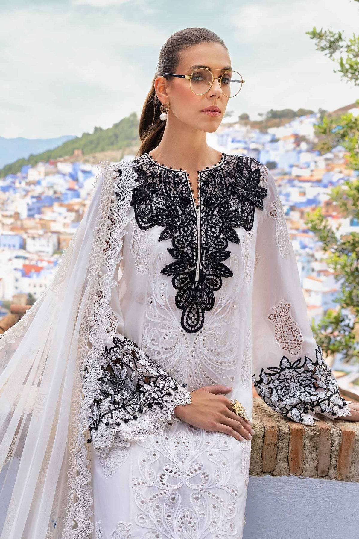Maria B. Lawn Vol-25 Embroidered Unstitched 3pcs - Jotey