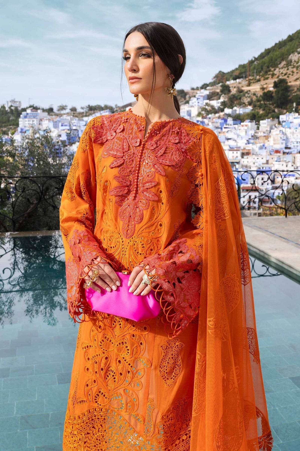 Maria B. Lawn Vol-25 Embroidered Unstitched 3pcs - Jotey