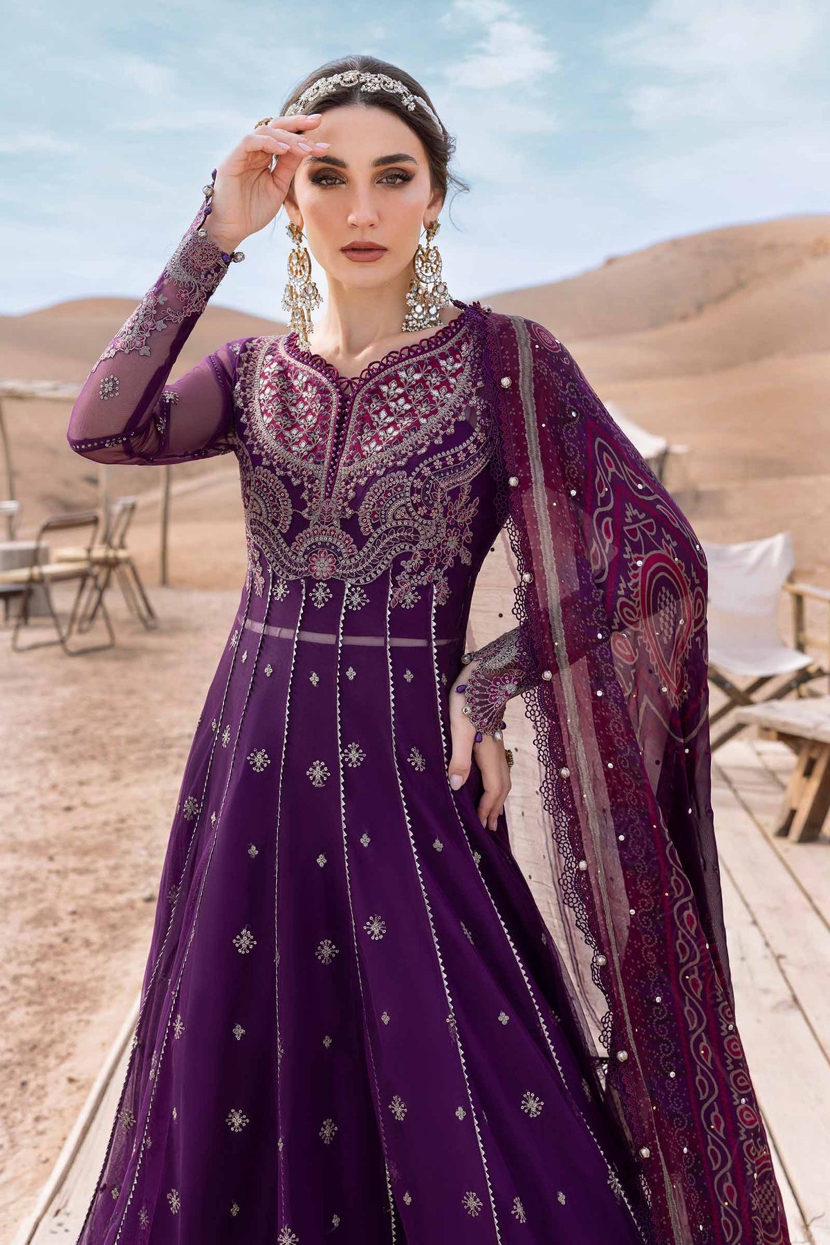 Maria B. Lawn Vol-25 Embroidered Unstitched 3pcs