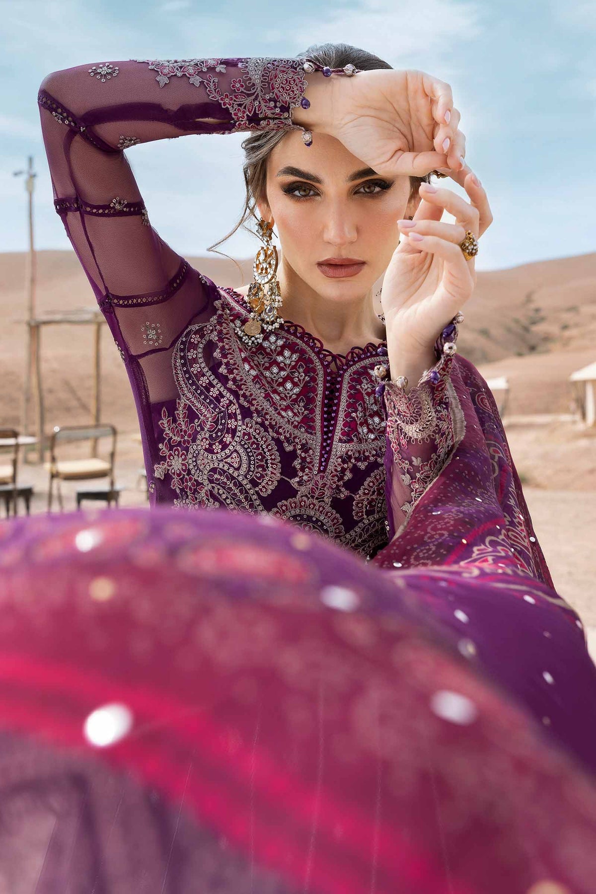 Maria B. Lawn Vol-25 Embroidered Unstitched 3pcs