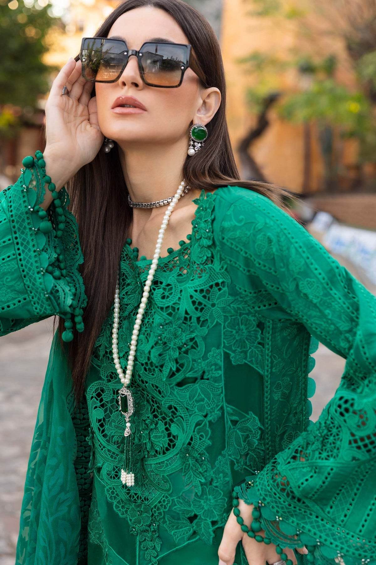 Maria B. Lawn Vol-25 Embroidered Unstitched 3pcs - Jotey