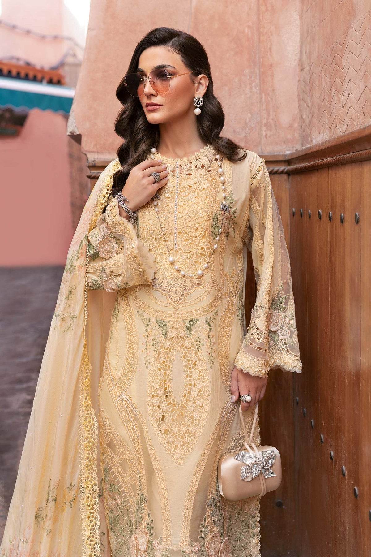 Maria B. Lawn Vol-25 Embroidered Unstitched 3pcs - Jotey