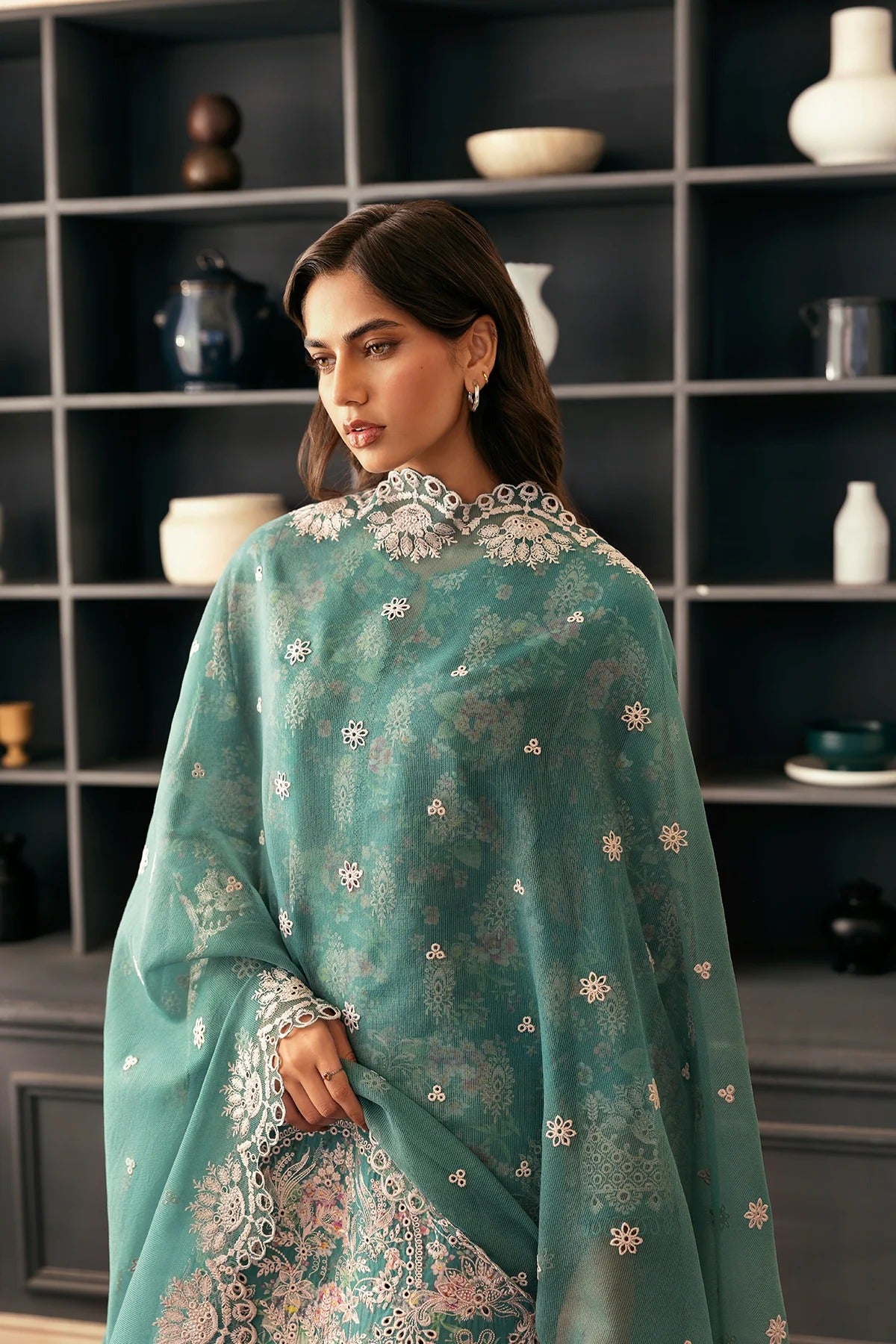 AFROZEH Day Break Embroidered Printed Lawn Unstitched 3pcs