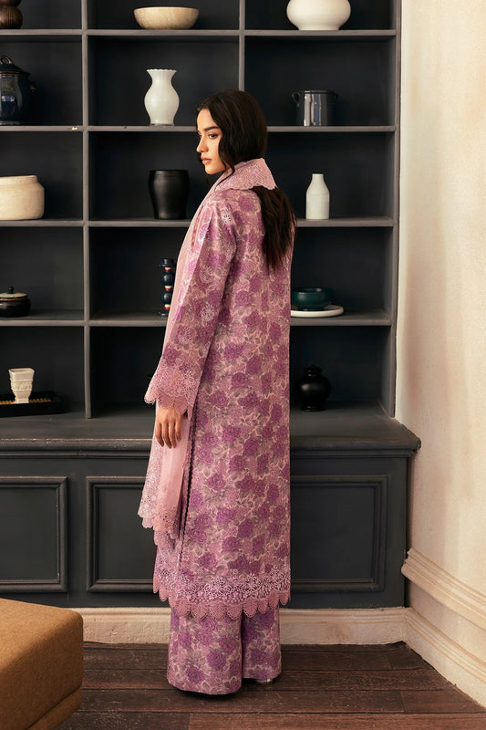 AFROZEH Day Break Embroidered Printed Lawn Unstitched 3pcs