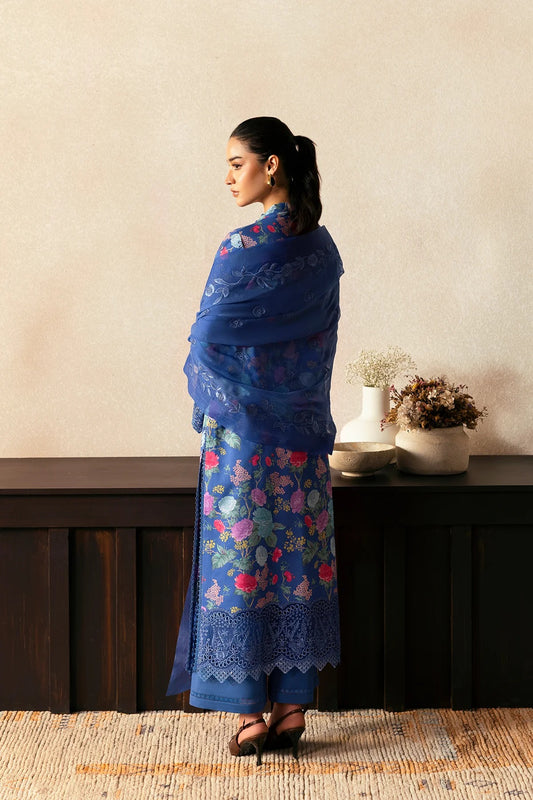 AFROZEH Day Break Embroidered Printed Lawn Unstitched 3pcs