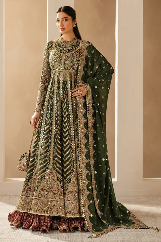 JAZMIN Wedding Formals Embroidered Chiffon Unstitched 3pcs