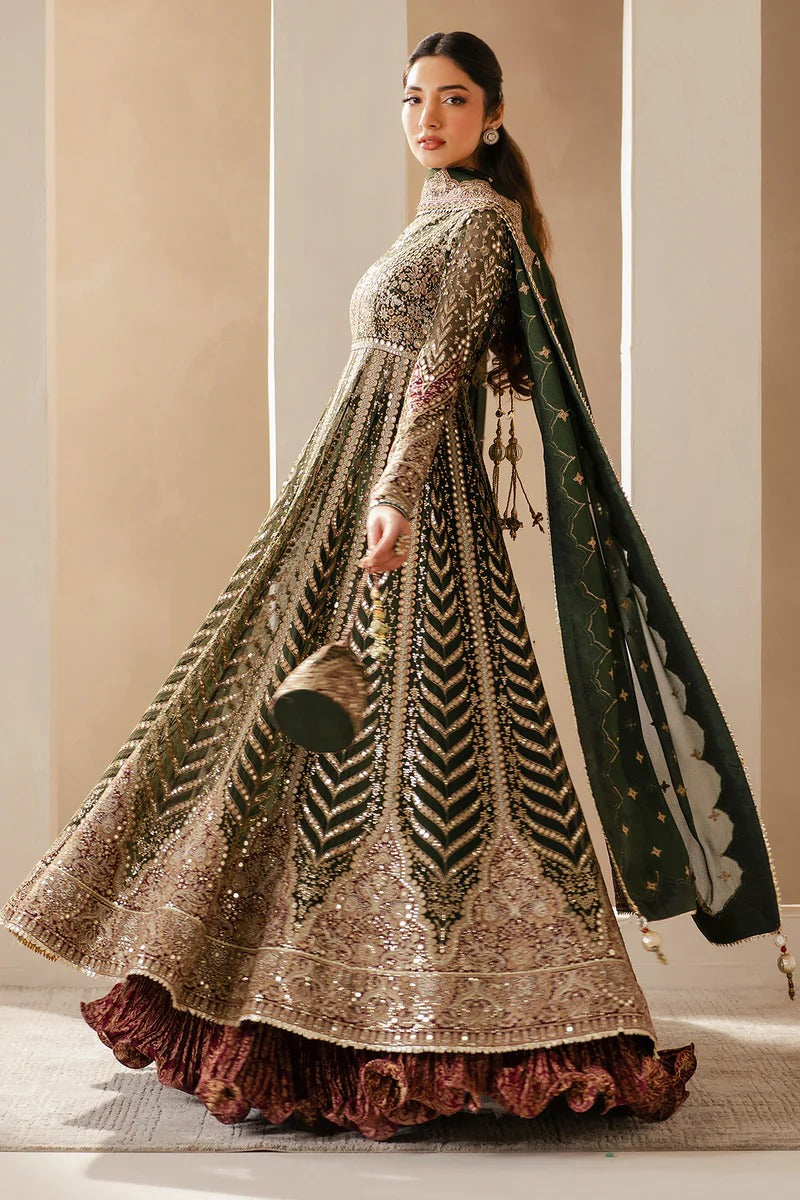 JAZMIN Wedding Formals Embroidered Chiffon Unstitched 3pcs