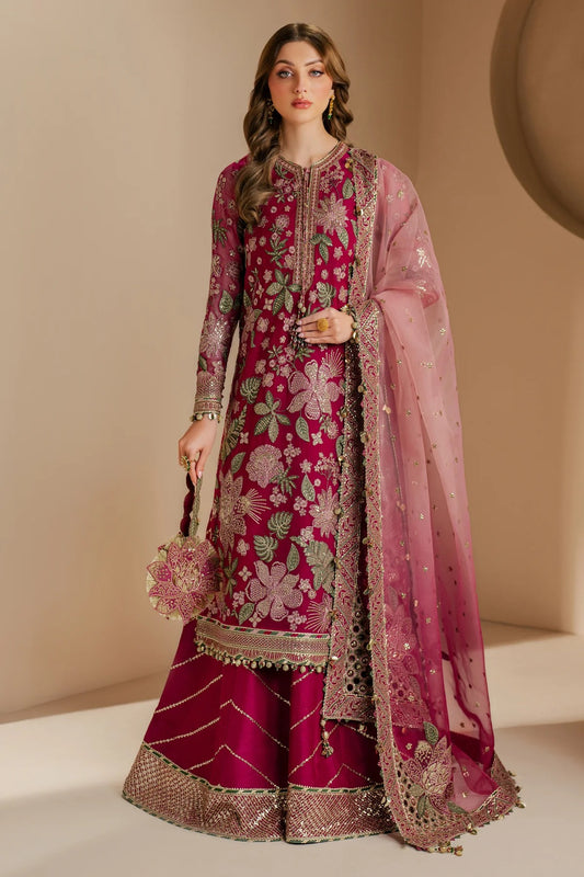 JAZMIN Wedding Formals Embroidered Chiffon Unstitched 3pcs