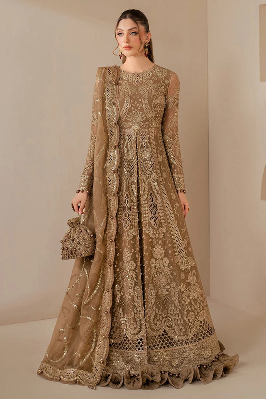 JAZMIN Wedding Formals Embroidered Chiffon Unstitched 3pcs