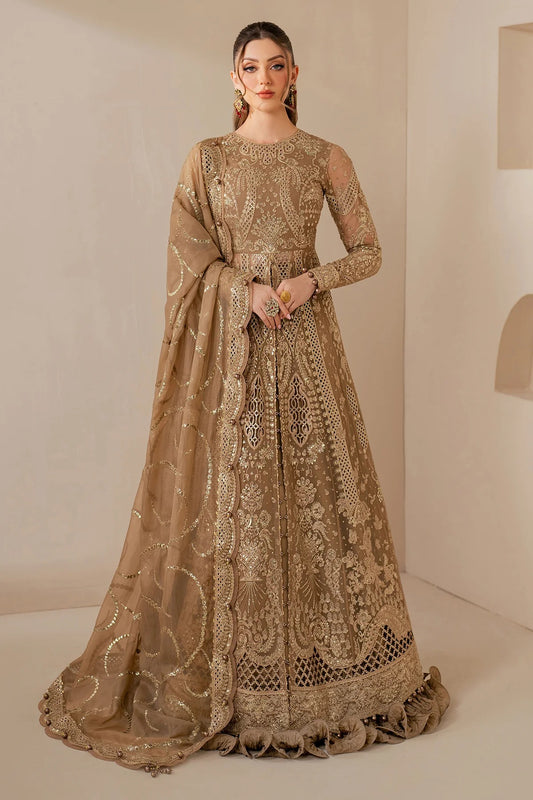 JAZMIN Wedding Formals Embroidered Chiffon Unstitched 3pcs