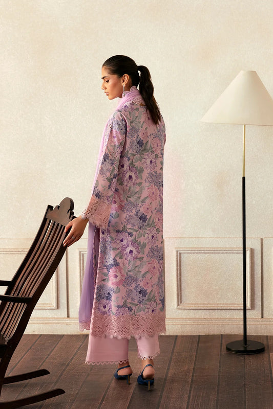 AFROZEH Day Break Embroidered Printed Lawn Unstitched 3pcs