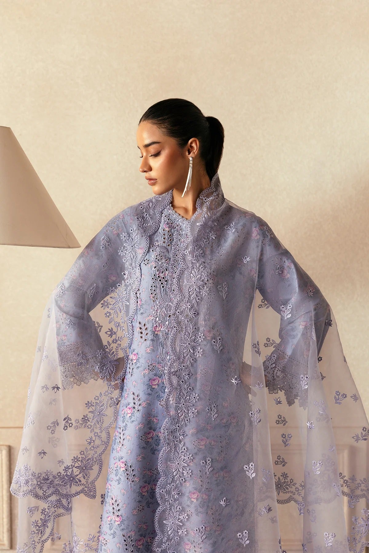 AFROZEH Day Break Embroidered Printed Lawn Unstitched 3pcs