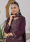 Azure By Bin Hameed Luxury Chiffon Embroidered Semi-Stitched 3pcs - Jotey