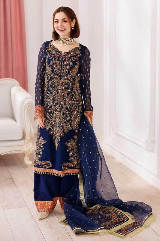 Charizma Dastan-E-Jashan Premium Chiffon Unstitched 4pcs - Jotey