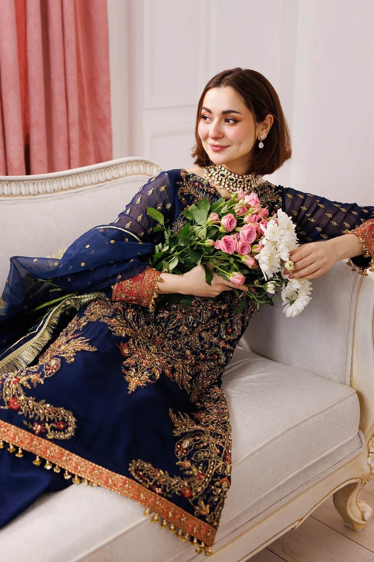 Charizma Dastan-E-Jashan Premium Chiffon Unstitched 4pcs - Jotey