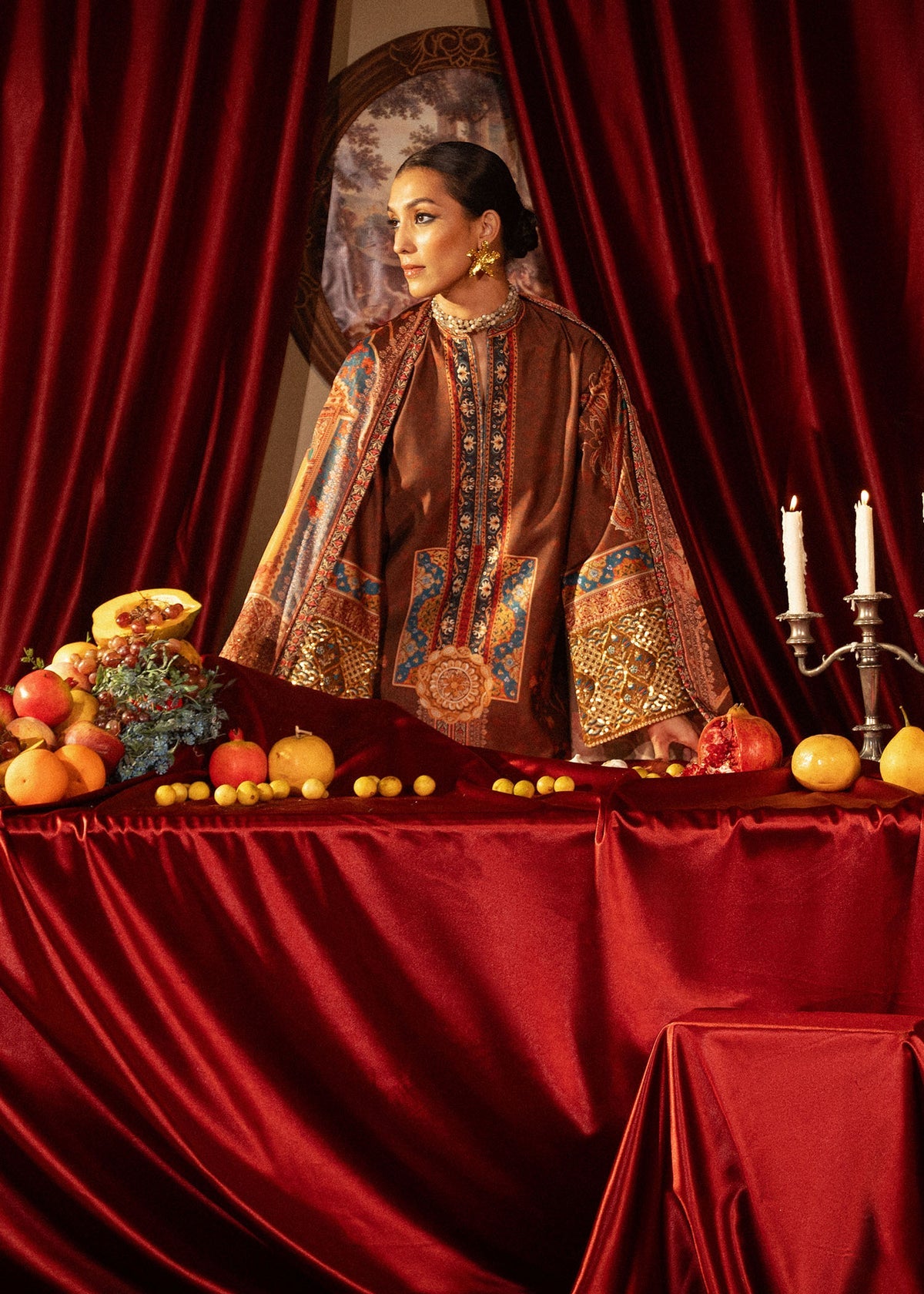 Roohi Silk Embroidered Unstitched 3pcs