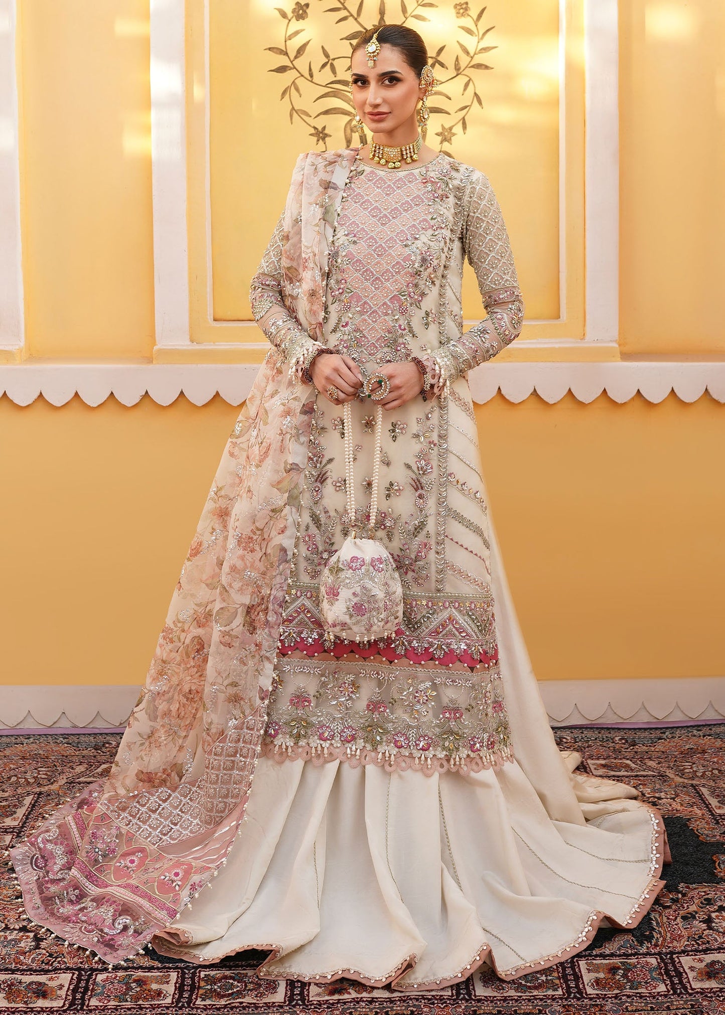 Mehak Yaqoob Luxury Wedding Formals Vol-08 Unstitched 3pcs