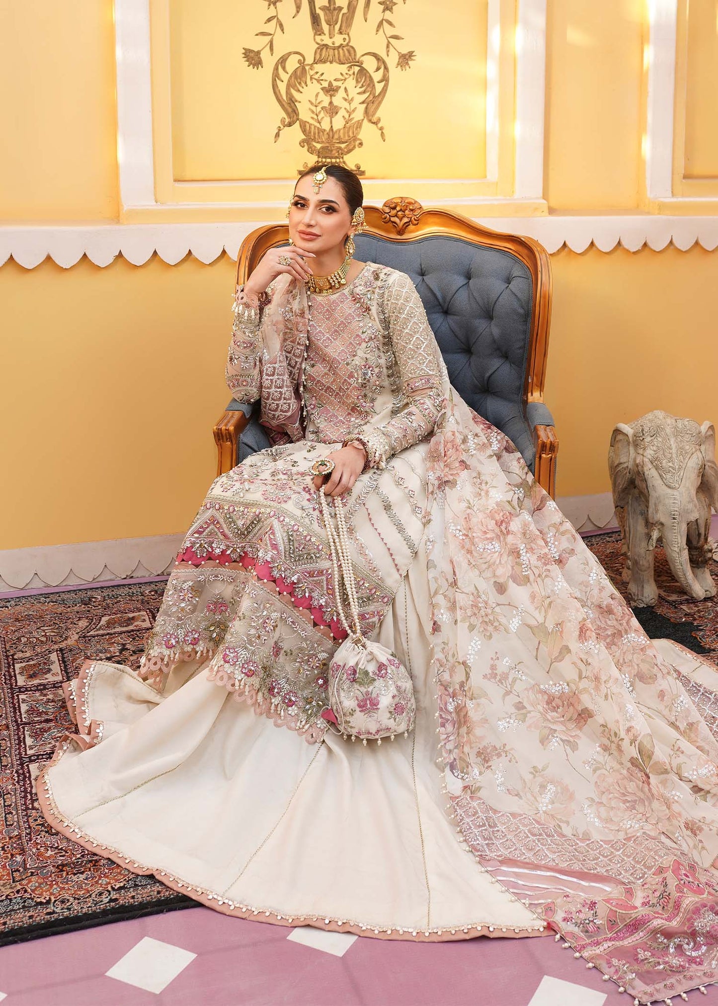 Mehak Yaqoob Luxury Wedding Formals Vol-08 Unstitched 3pcs