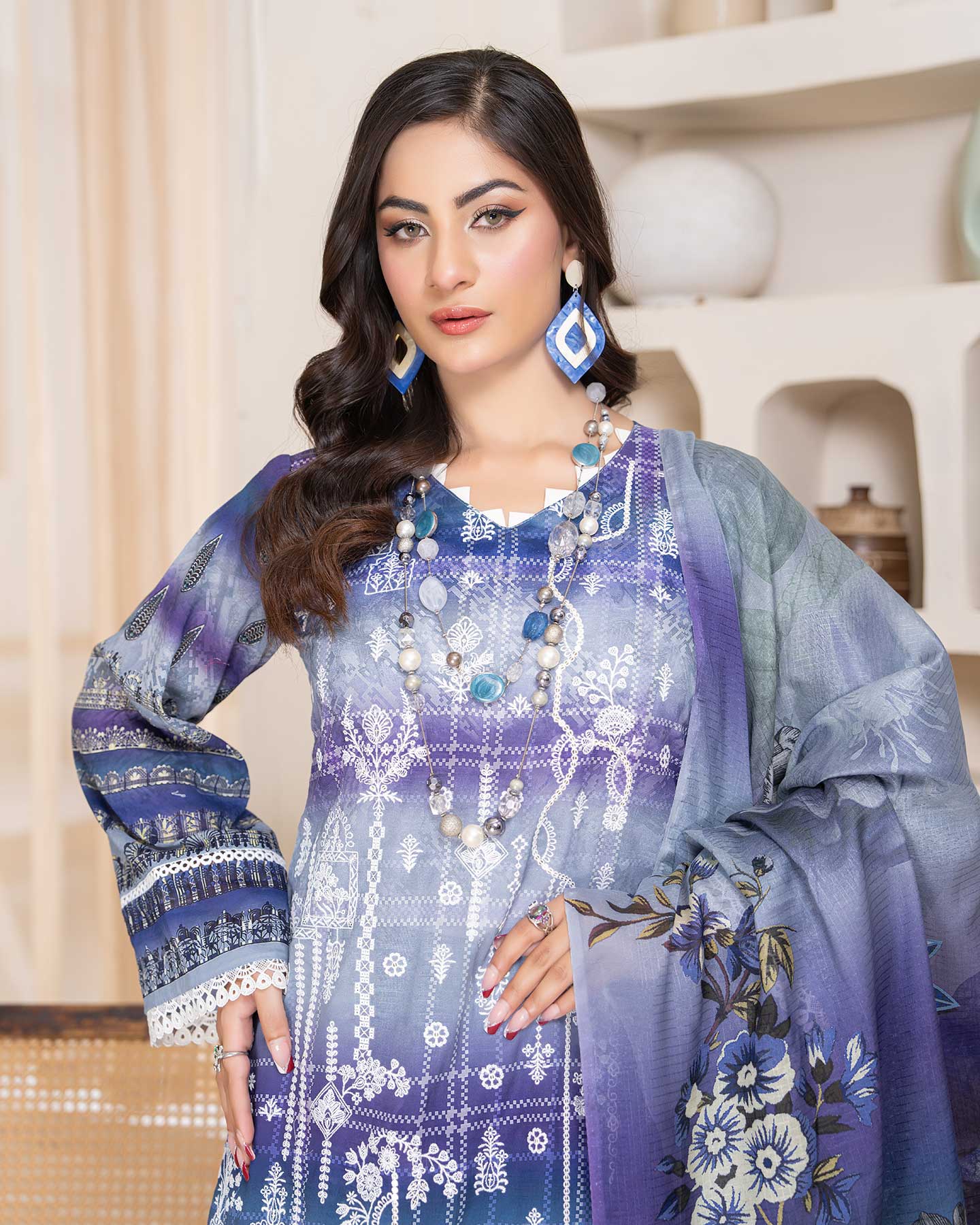 Pakeeza by Aalaya Vol-02 Embroidered Lawn Unstitched 3Pcs