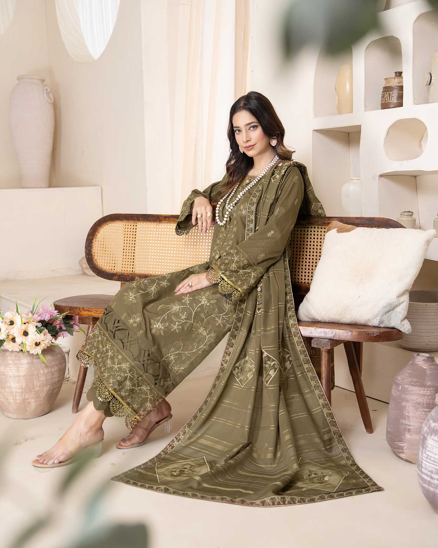 Man Pasand By Aalaya Vol-05 Premium Embroidered Lawn Unstitched 3Pcs