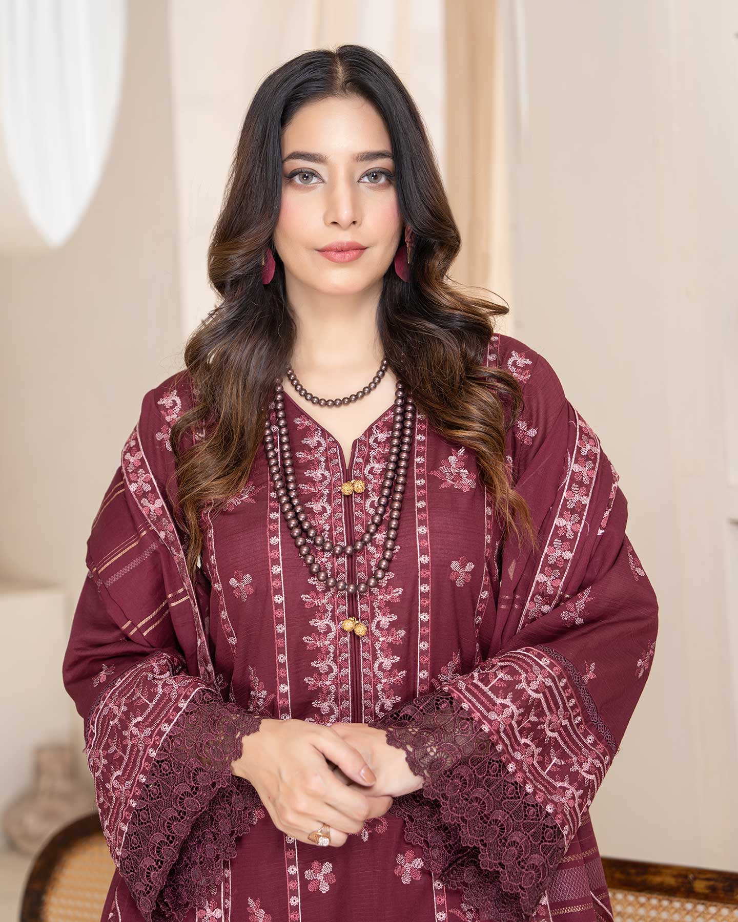 Man Pasand By Aalaya Vol-05 Premium Embroidered Lawn Unstitched 3Pcs