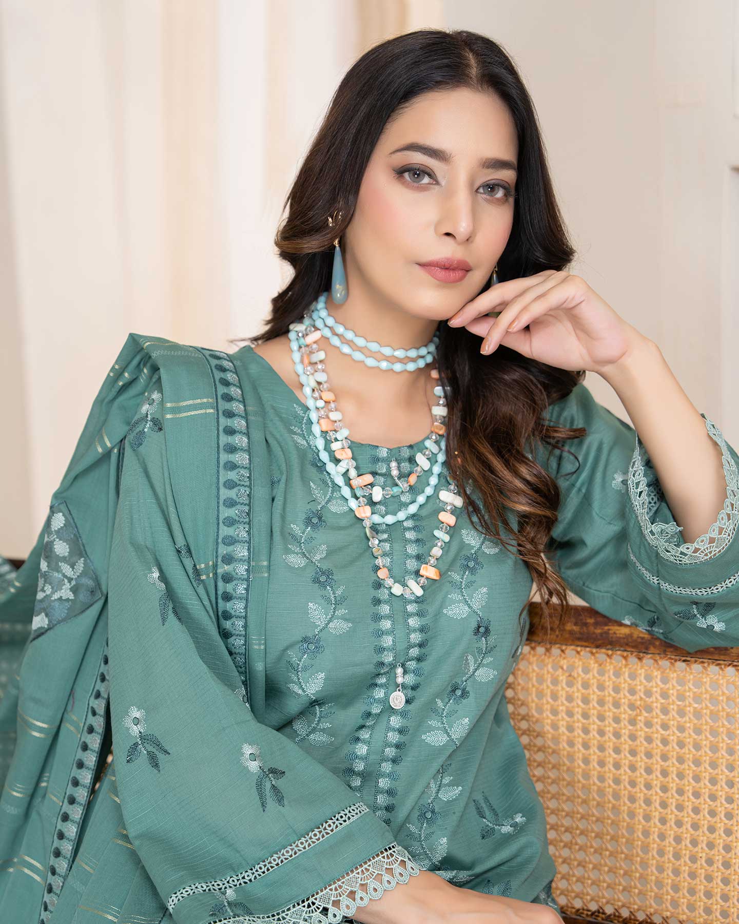Man Pasand By Aalaya Vol-05 Premium Embroidered Lawn Unstitched 3Pcs