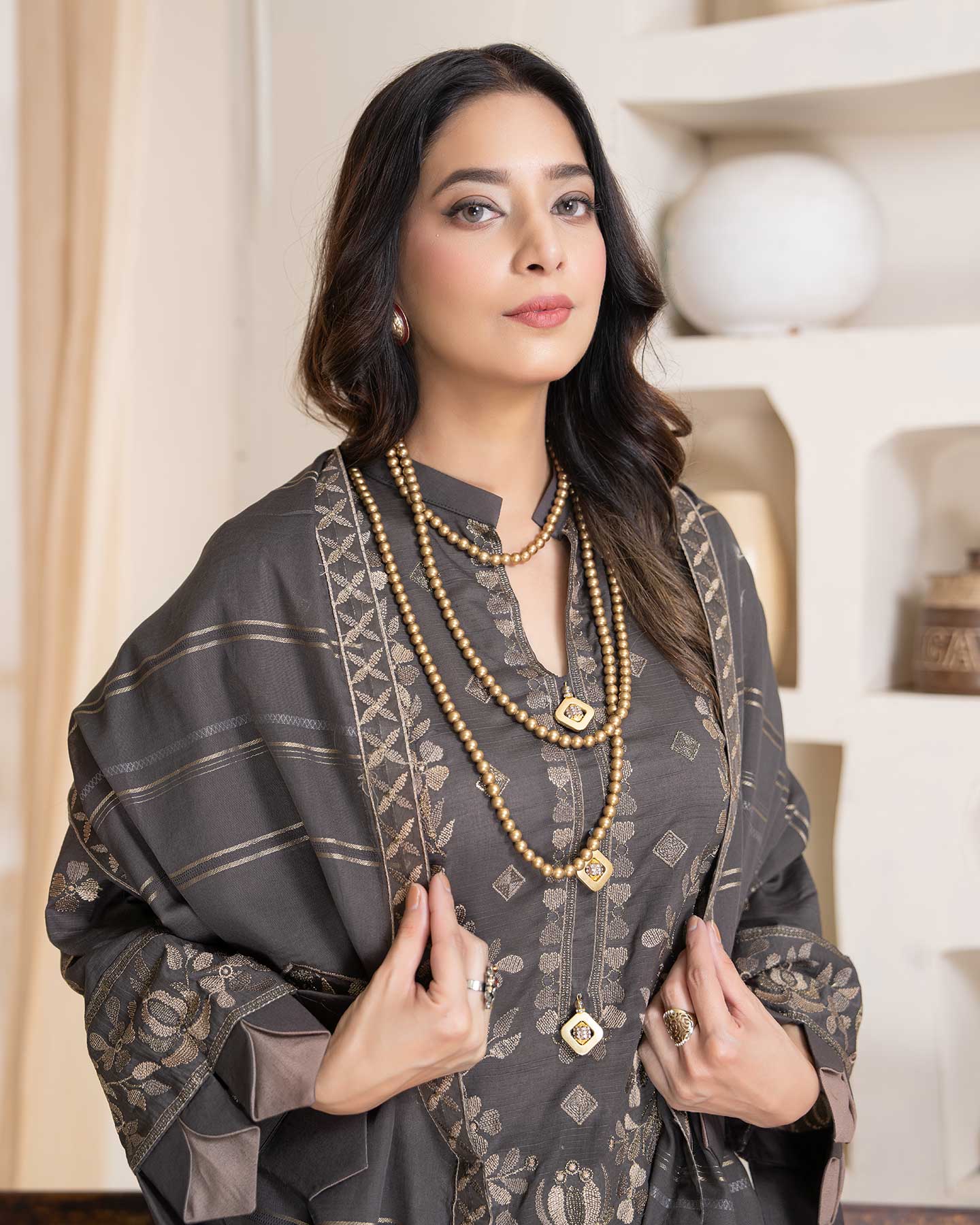 Man Pasand By Aalaya Vol-05 Premium Embroidered Lawn Unstitched 3Pcs