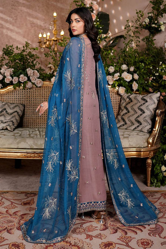 Aarzu Luxury Embroidered Vol-03 Unstitched 3Pcs - Jotey