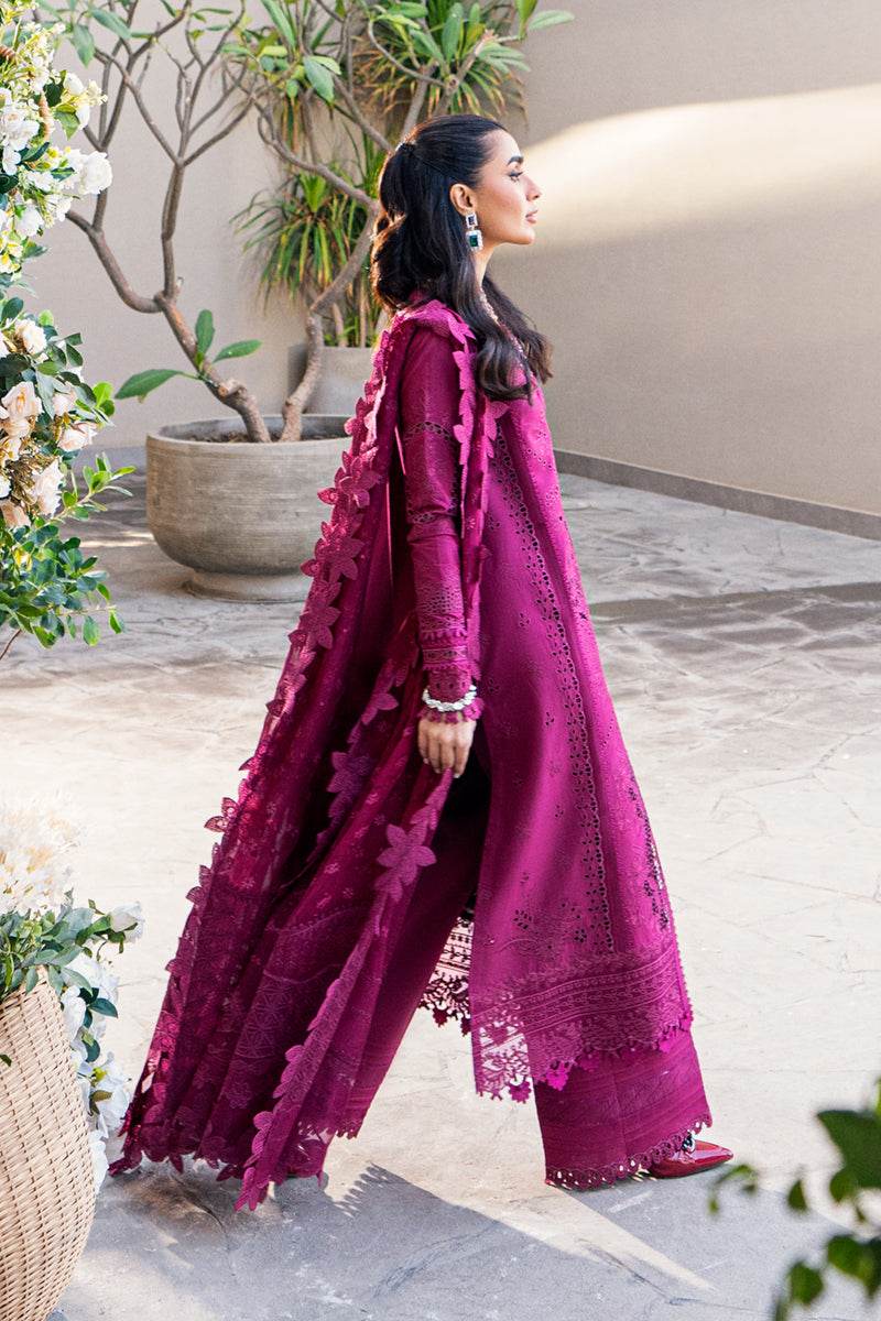 Qalamkar Sahil Embroidered Luxury Lawn 3pcs - Jotey