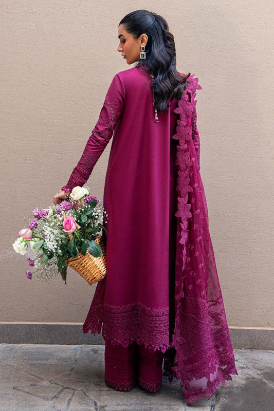 Qalamkar Sahil Embroidered Luxury Lawn 3pcs - Jotey