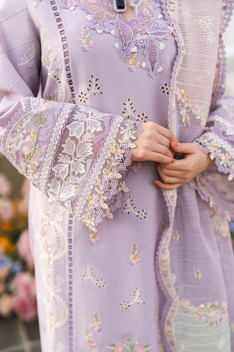 Qalamkar Sahil Embroidered Luxury Lawn 3pcs - Jotey