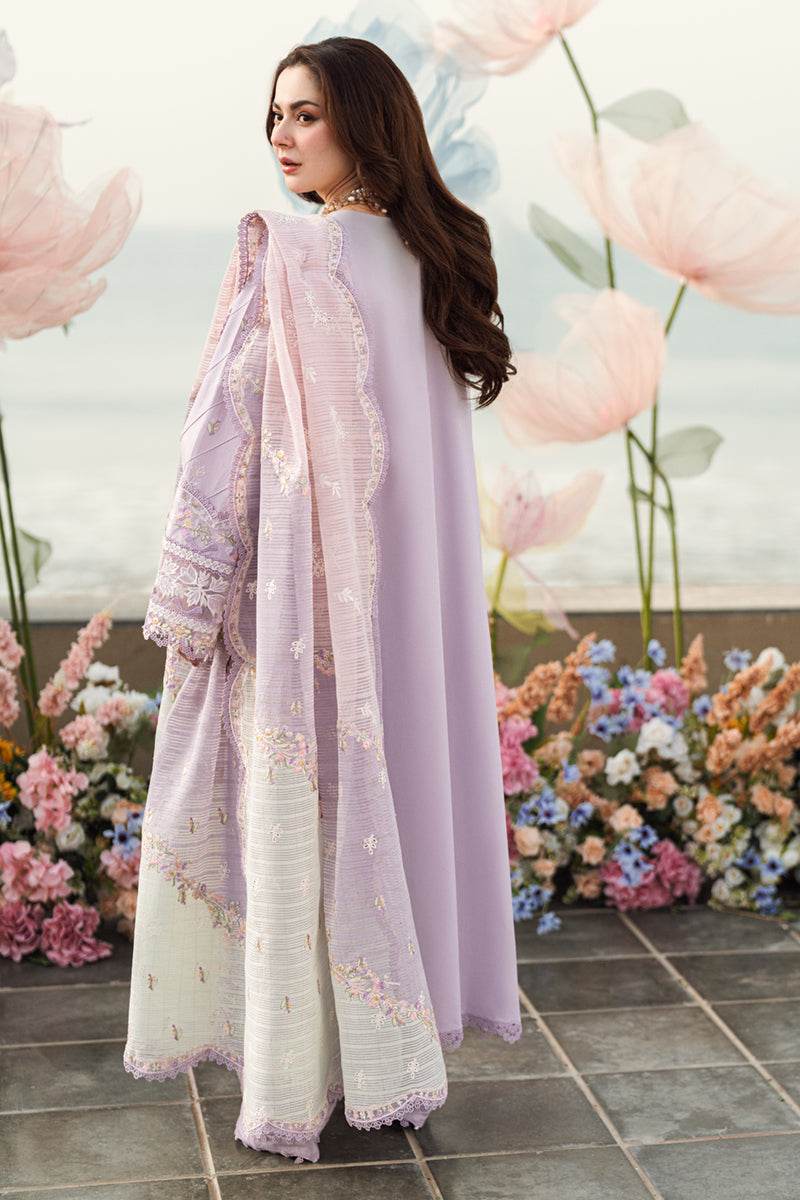 Qalamkar Sahil Embroidered Luxury Lawn 3pcs - Jotey