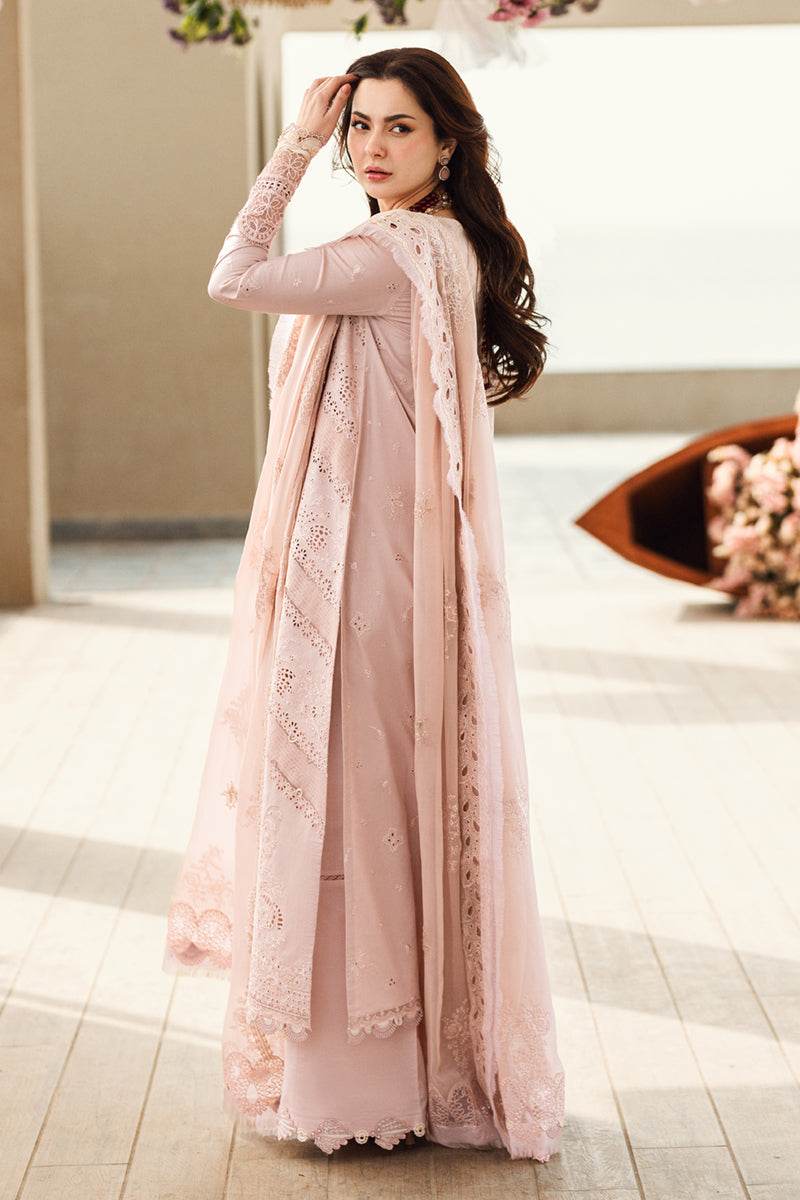 Qalamkar Sahil Embroidered Luxury Lawn 3pcs - Jotey
