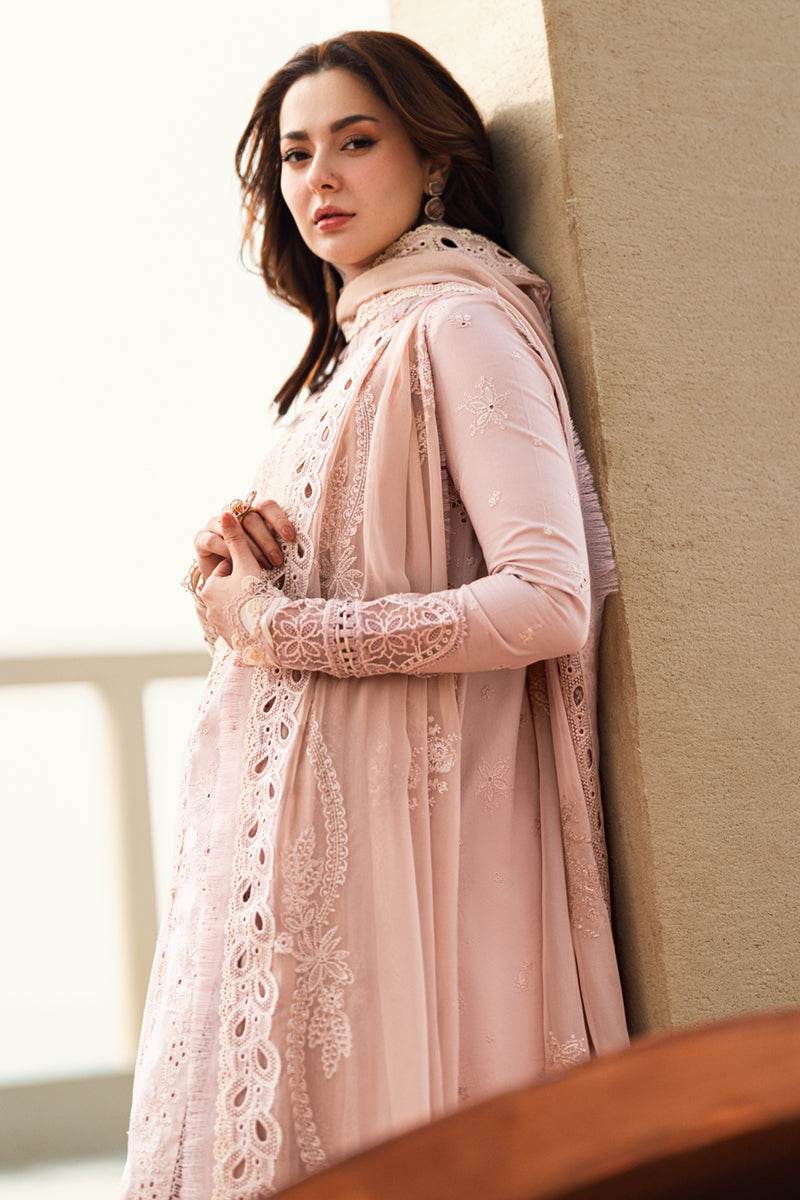 Qalamkar Sahil Embroidered Luxury Lawn 3pcs - Jotey