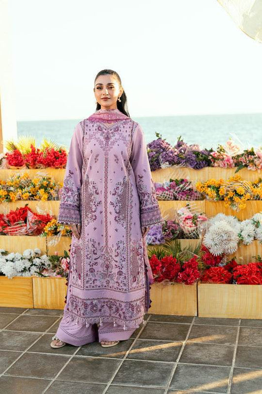 Florent Luxury Lawn Eid Edit's Embroidered Unstitched 3pcs - Jotey