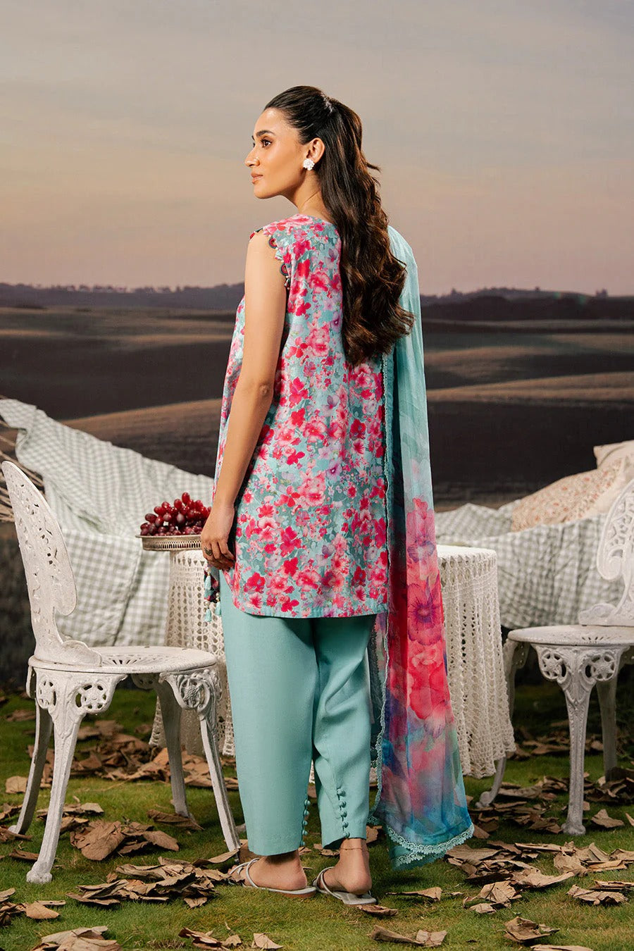 M. Basics By Maria B. Digital Printed & Embroidered Arabic Lawn Unstitched 3 Piece