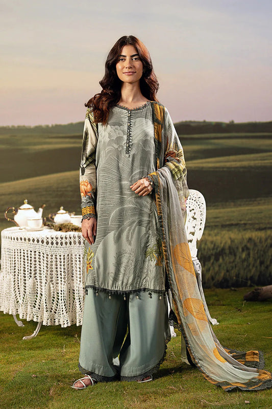 M. Basics By Maria B. Digital Printed & Embroidered Arabic Lawn Unstitched 3 Piece