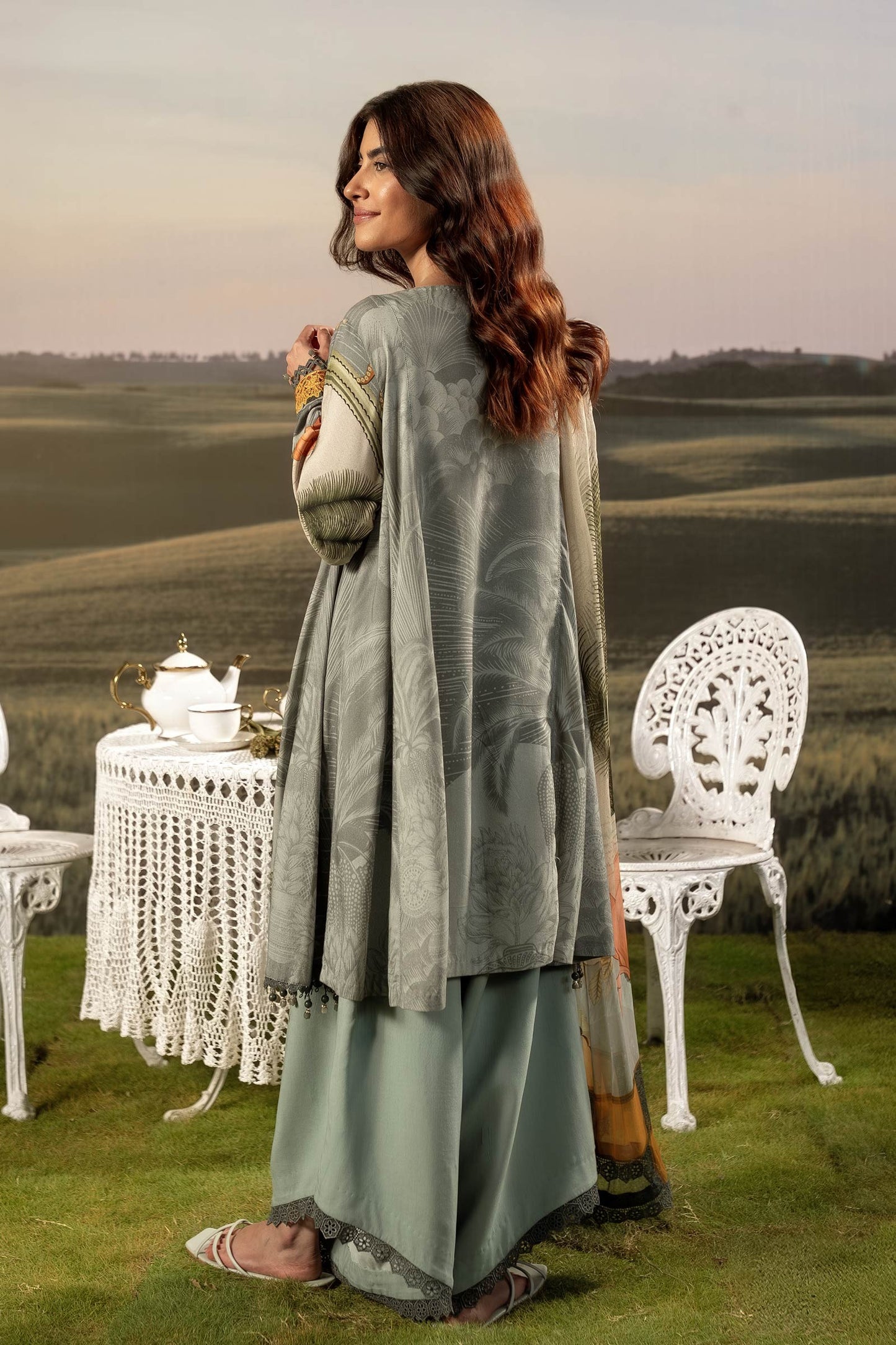 M. Basics By Maria B. Digital Printed & Embroidered Arabic Lawn Unstitched 3 Piece