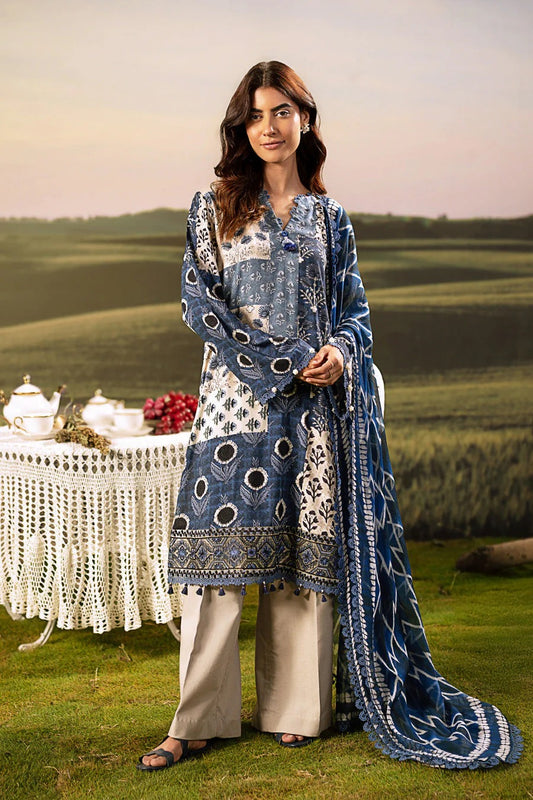 M. Basics By Maria B. Digital Printed & Embroidered Arabic Lawn Unstitched 3 Piece